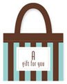 gift card holder black gift bag