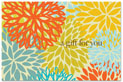 gift card holder yellow floral