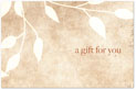 gift card holder black side fold