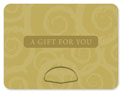 gift card holder blue swirl gift bag