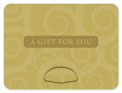 gift card holder blue swirl gift bag